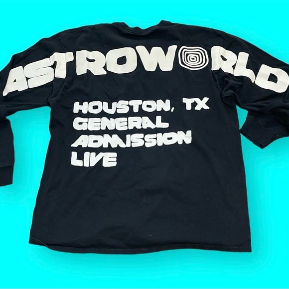 Travis Scott Other - Travis Scott Shirt Mens Black Astroworld The Beauty is In The Eye Cactus Jack L
